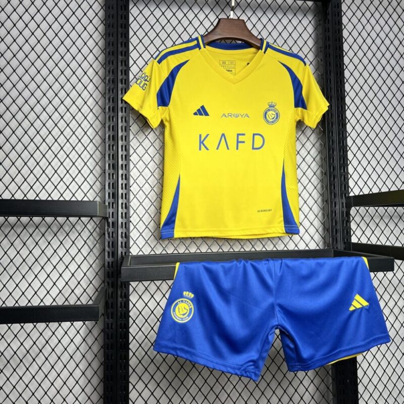 Al-Nassr 2024/25 Home Kids Kit - Image 7