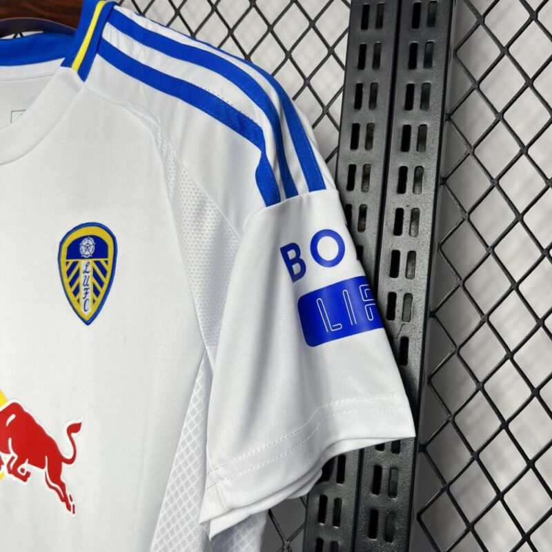 Leeds United F.C. 2024/25 Home Jersey Kids Kit - Image 8