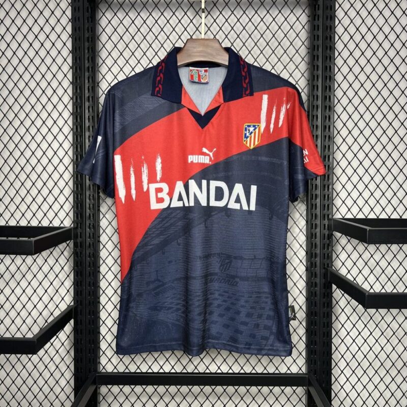 Atletico Madrid 1996/97 Away Retro Jersey - Image 4