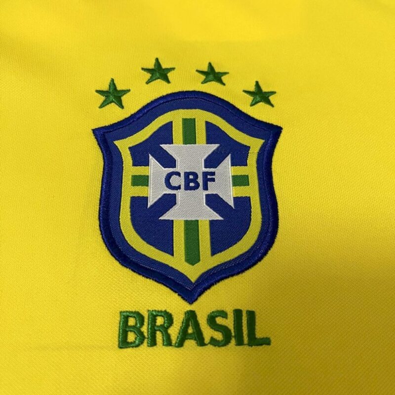Brazil 1997 Home Retro Jersey - Image 4