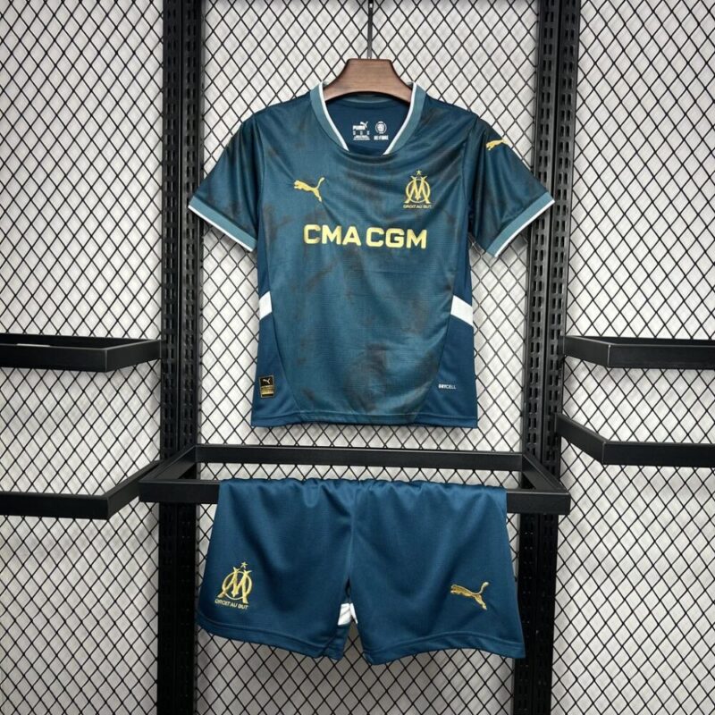 Olympique Marseille 2024/25 Away Kids Kit