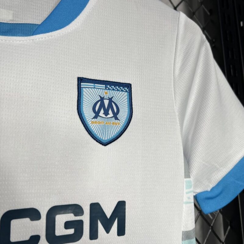 Olympique Marseille 2024/25 Home Kids Kit - Image 5