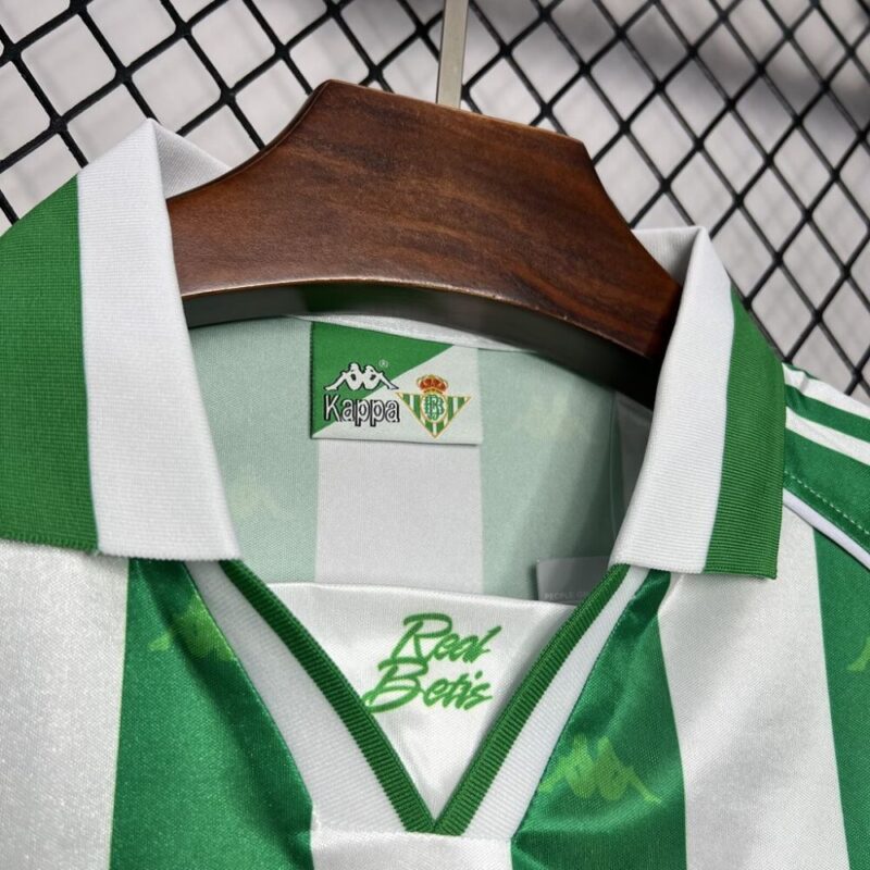Real Betis 1995/97 Home Retro Jersey - Image 4