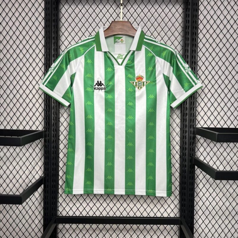 Real Betis 1995/97 Home Retro Jersey - Image 5