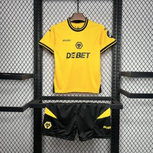 Wolves 2024/25 Home Kids Kit