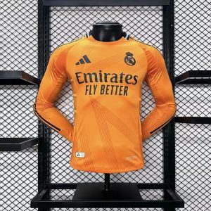 Real Madrid 2024/25 Away Long Sleeves Jersey Player Version