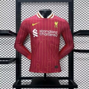 Liverpool 2024/25 Home Long Sleeves Jersey Player Version