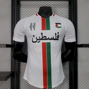 CD Palestino 2024/25 Hand of God White Jersey Player Version