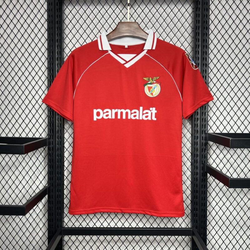 Benfica 1994/95 Home Retro Jersey - Image 7