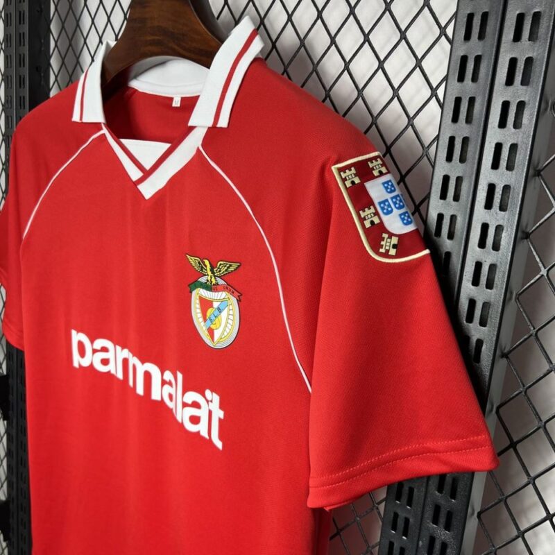 Benfica 1994/95 Home Retro Jersey - Image 3
