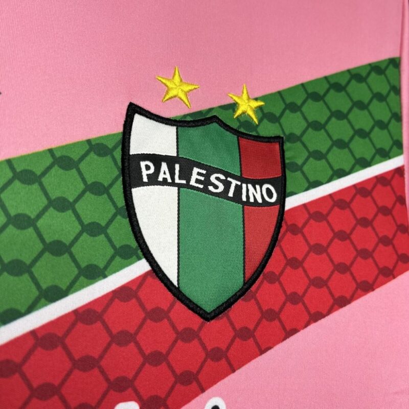 CD Palestino 2024/25 Pink Graffiti Jersey - Image 4