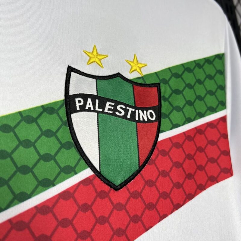 CD Palestino 2024/25 White Graffiti Jersey - Image 5