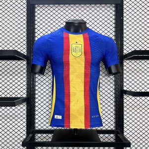 Spain 2024/25 Euro Pre-match training uniform Jersey Player Version