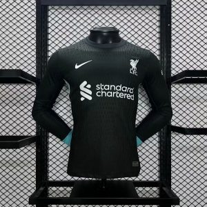 Liverpool 2024/25 Away Long Sleeves Jersey Player Version