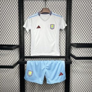 Aston Villa 2024/25 Away Kids Kit