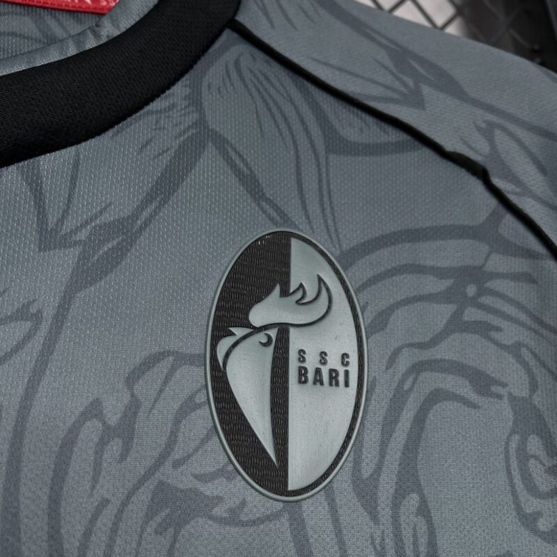 SSC Bari 2024/25 Grey Jersey - Image 6