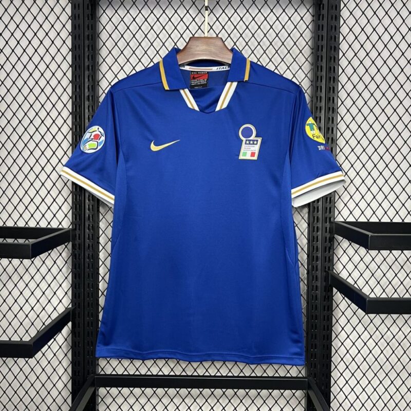 Italy 1996 Home Retro Jersey - Image 8