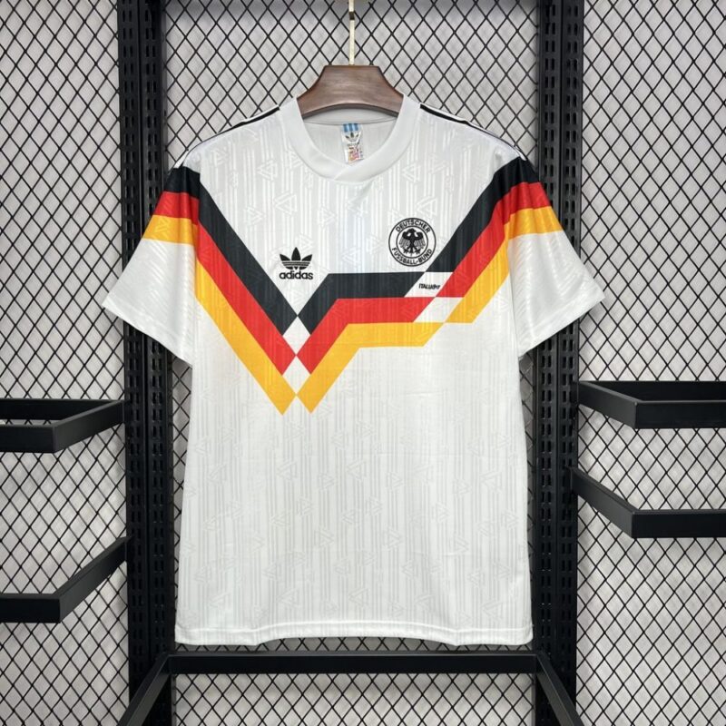 Germany 1990 Home Word Cup Retro Jersey - Image 9