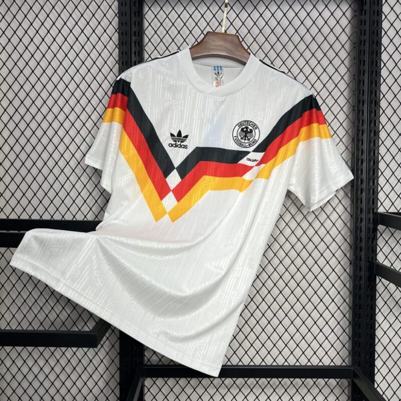 Germany 1990 Home Word Cup Retro Jersey