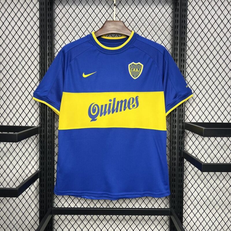 Boca Juniors 2000/2001 Home Retro Jersey - Image 8