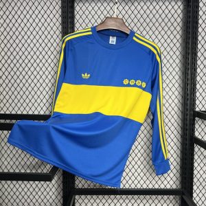 Boca Juniors 1981 Home Long Sleeves Retro Jersey