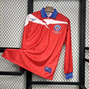 Chile 1998 Home Long Sleeves Retro Jersey