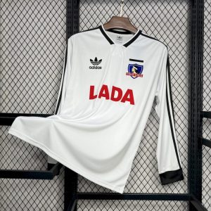 Colo Colo 1991 Home Long Sleeve Retro Jersey