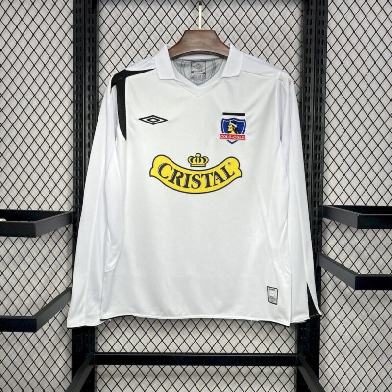 Colo Colo 2006 Home Long Sleeve Retro Jersey - Image 9
