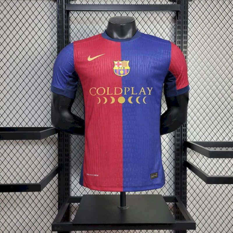 Barcelona 2024/25 Local Sponsor Coldplay Jersey Player Version