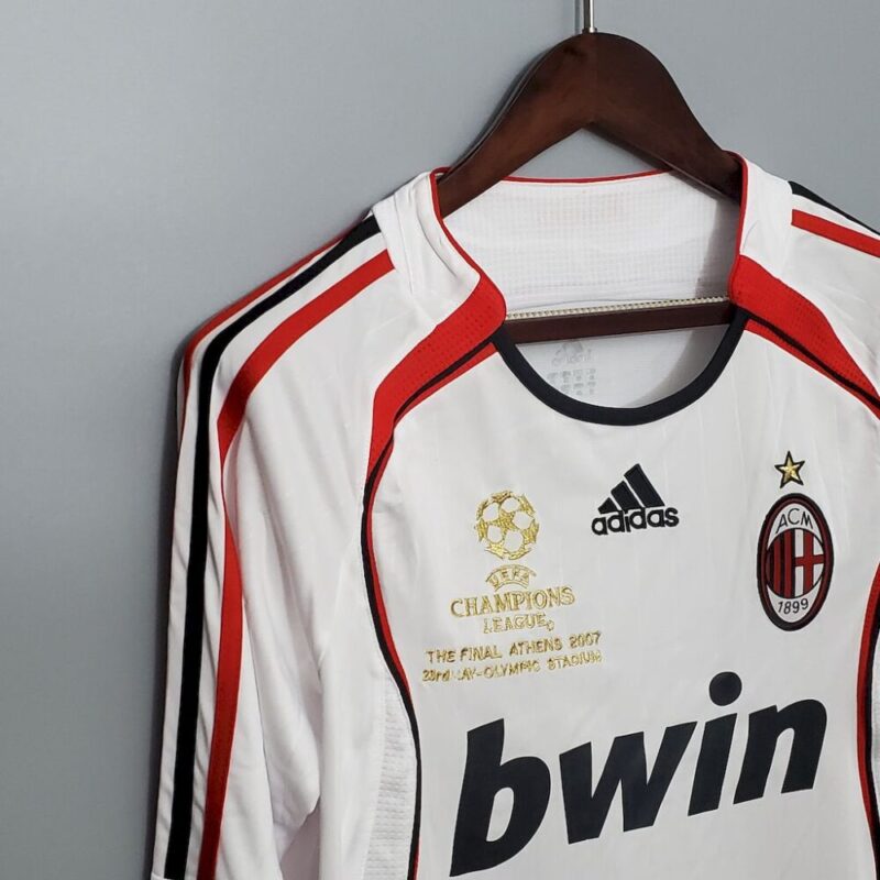 AC Milan 2006/07 Away Long Sleeves Retro Jersey - Image 5