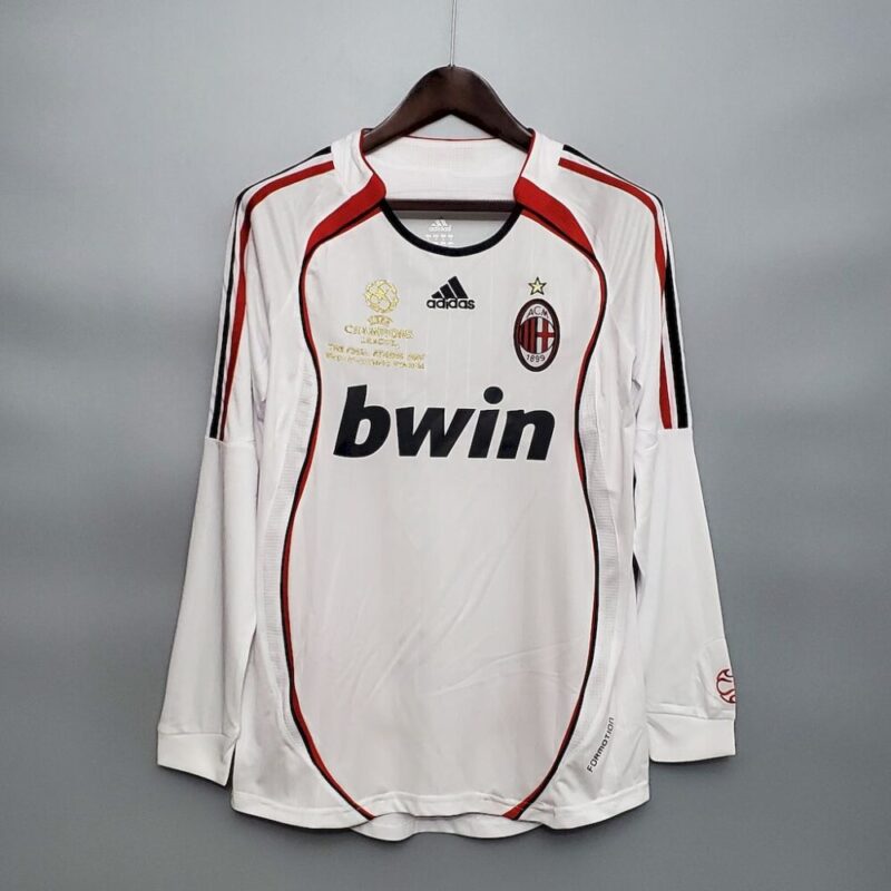 AC Milan 2006/07 Away Long Sleeves Retro Jersey