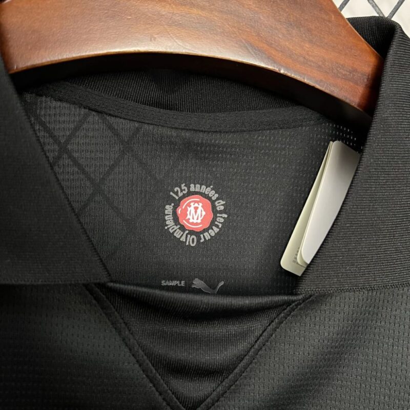 Olympique de Marseille 125th Anniversary Black Jersey - Image 6