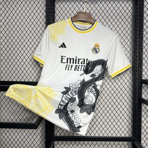 Real Madrid 2024/25 White and black Mamba special edition Jersey