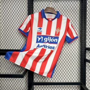Sporting de Gijon 2001/02 Home Retro Jersey