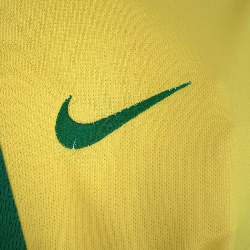 Brazil 2002 Home Retro Jersey - Image 7