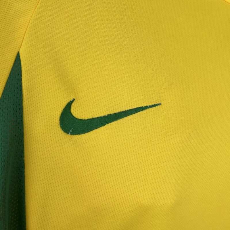 Brazil 2002 Home Retro Jersey - Image 5