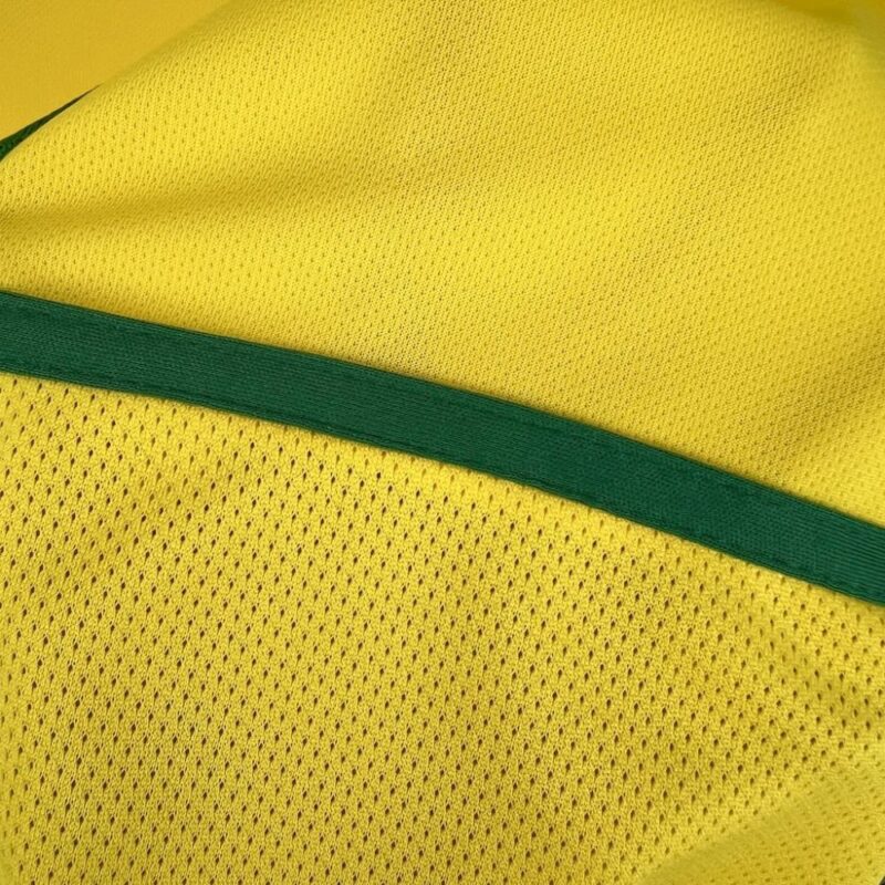 Brazil 2002 Home Retro Jersey - Image 3