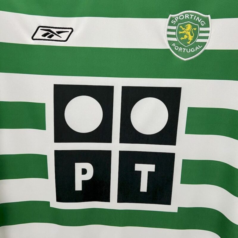 Sporting CP 2003/04 Home Retro Jersey - Image 5