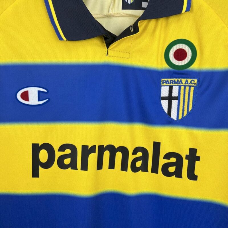 Parma Calcio 1999/00 Home Retro Jersey - Image 5