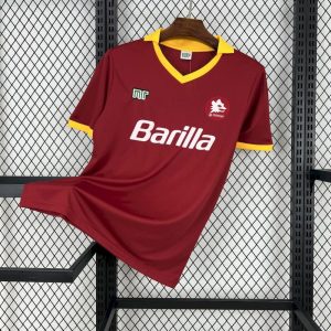 AS Roma 1989/90 Home Retro Jersey