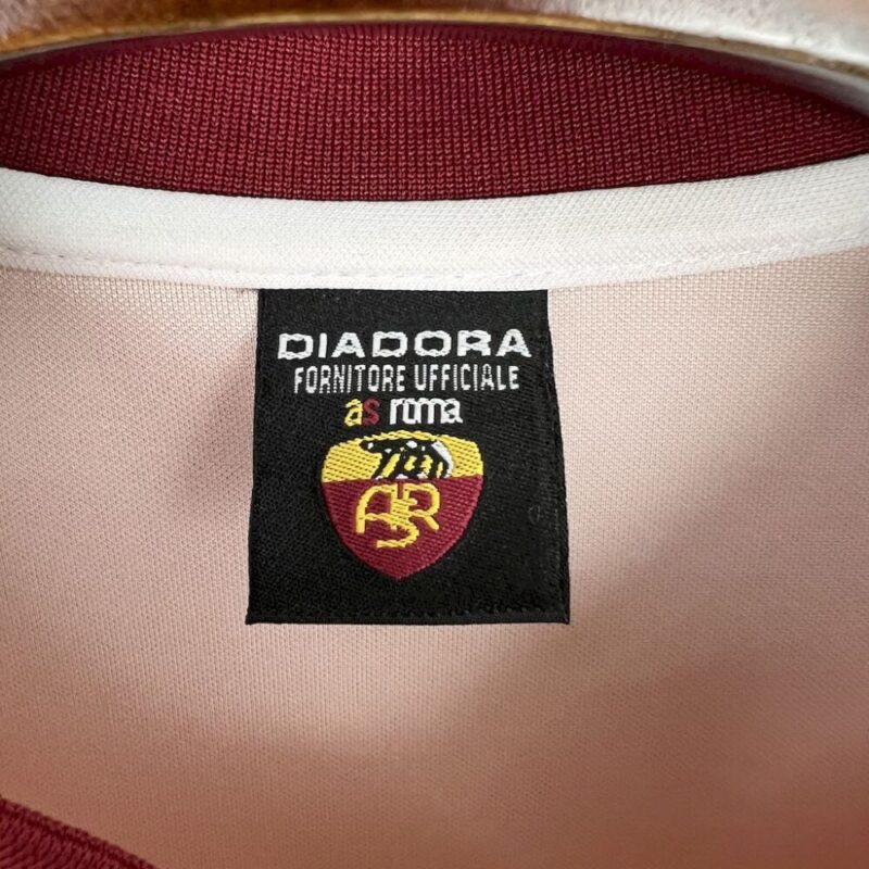 AS Roma 1997/98 Home Retro Jersey - Image 5