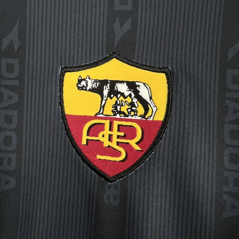 AS Roma 1999/00 Away Retro Jersey - Image 7