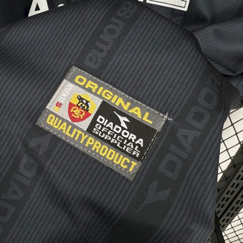 AS Roma 1999/00 Away Retro Jersey - Image 5