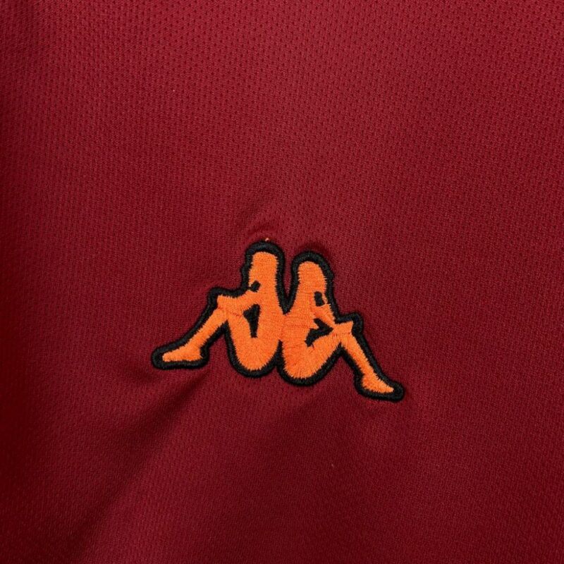 AS Roma 2000/01 Home Retro Jersey - Image 8