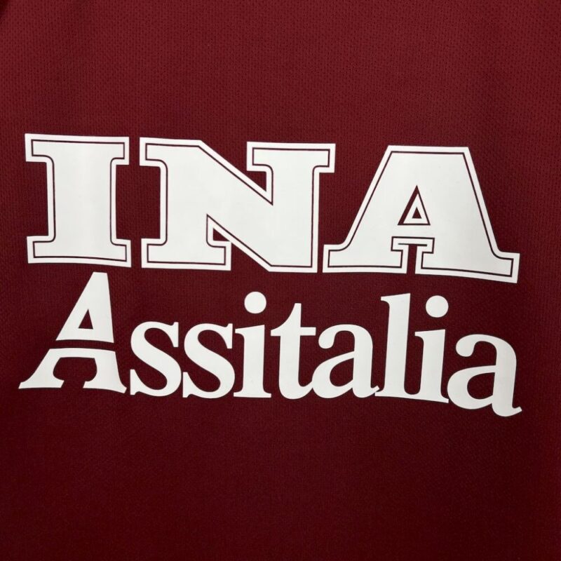 AS Roma 2000/01 Home Retro Jersey - Image 6