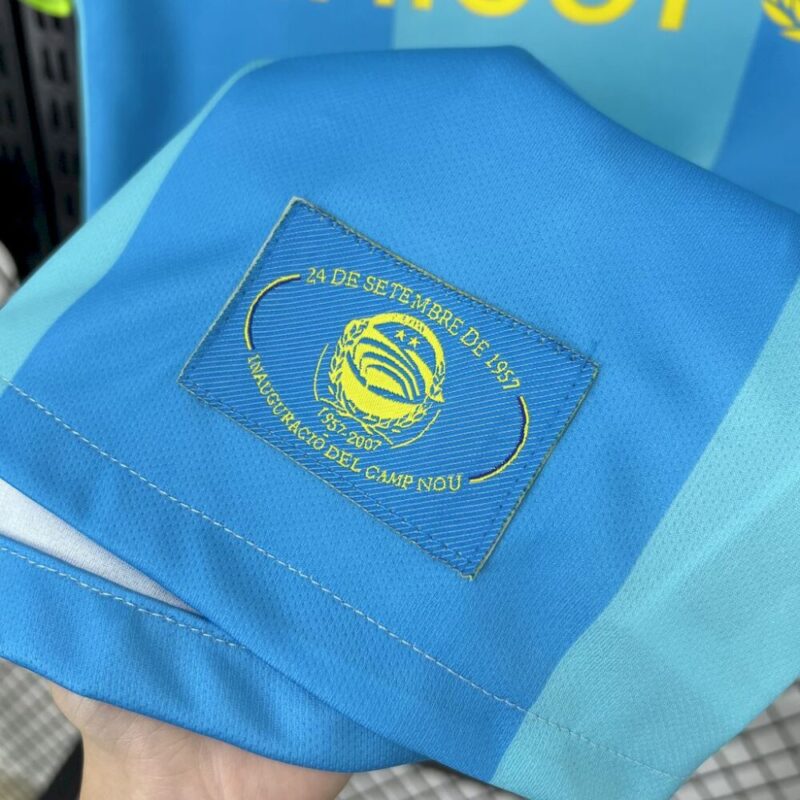 Barcelona 2007/08 Away Retro Jersey - Image 7