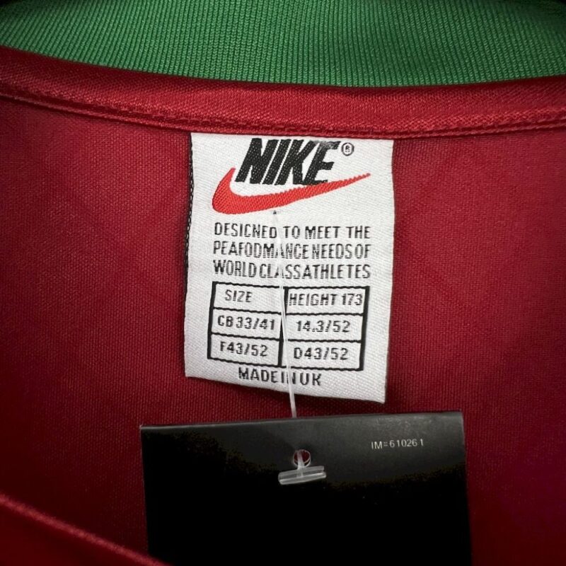 Portugal 1998 Home Retro Jersey - Image 4