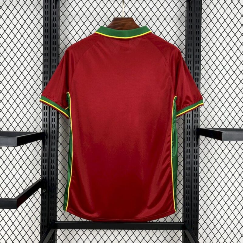 Portugal 1998 Home Retro Jersey - Image 2