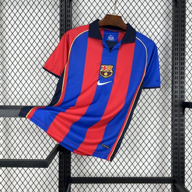 Barcelona 2001/02 Home Retro Jersey