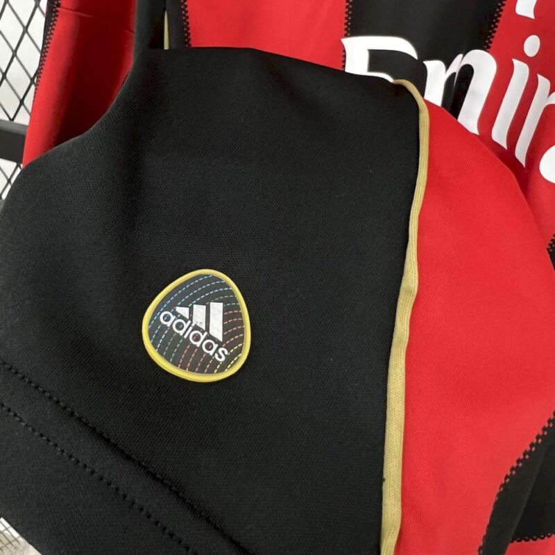 AC Milan 2010/11 Home Long Sleeves Retro Jersey - Image 9
